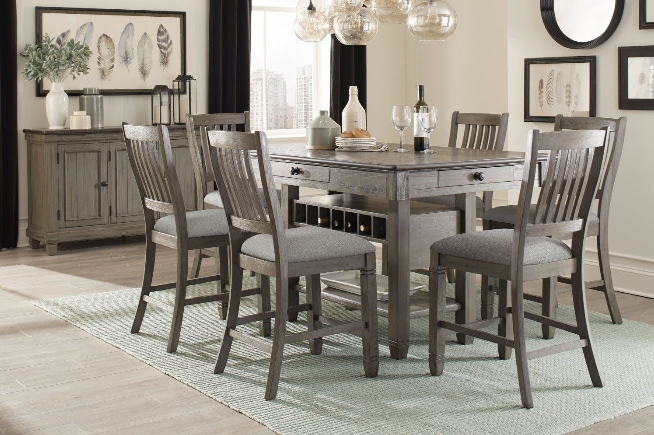 DNS 5627GY-36 Counter Height Dining Set