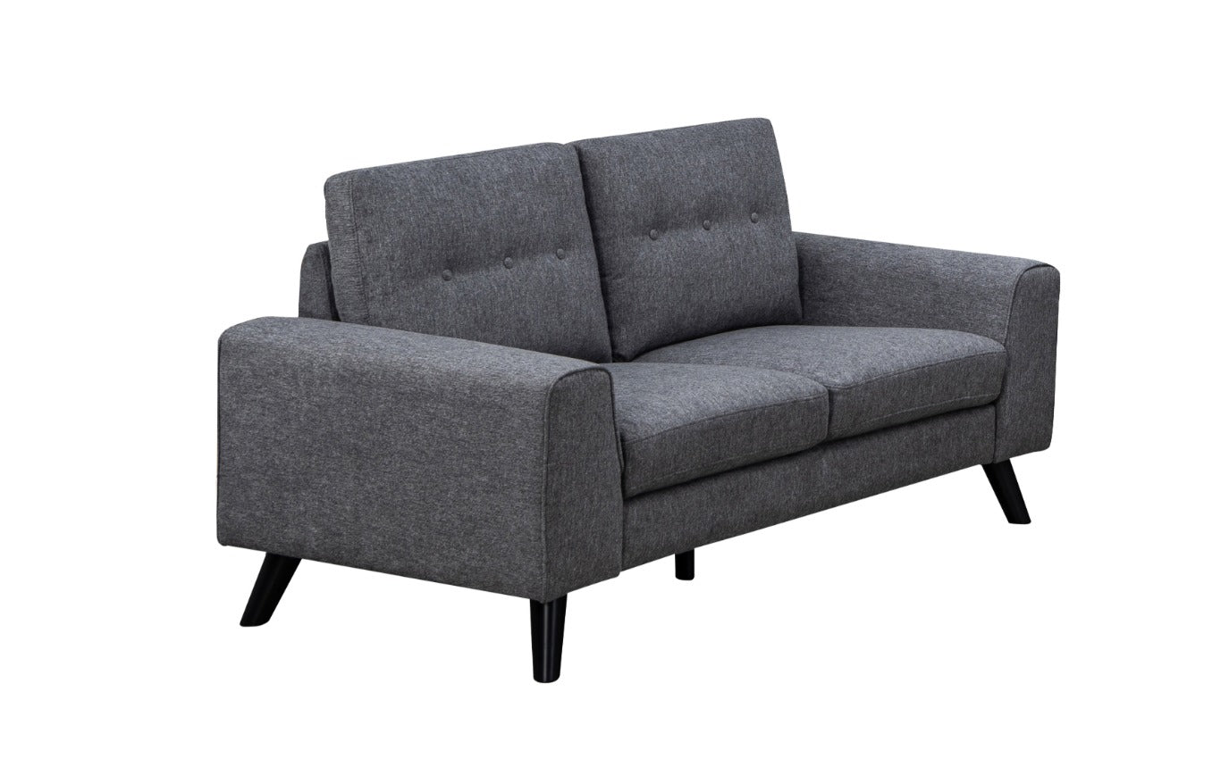 DNS 99947GRY Fabric Sectional Sofa